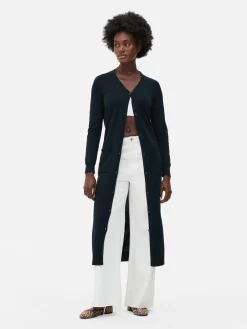 Button-Up Maxi Cardigan|Primark Online