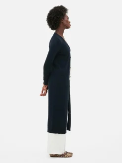 Button-Up Maxi Cardigan|Primark Online