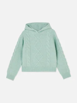 Cable Knit Hooded Sweater|Primark Best