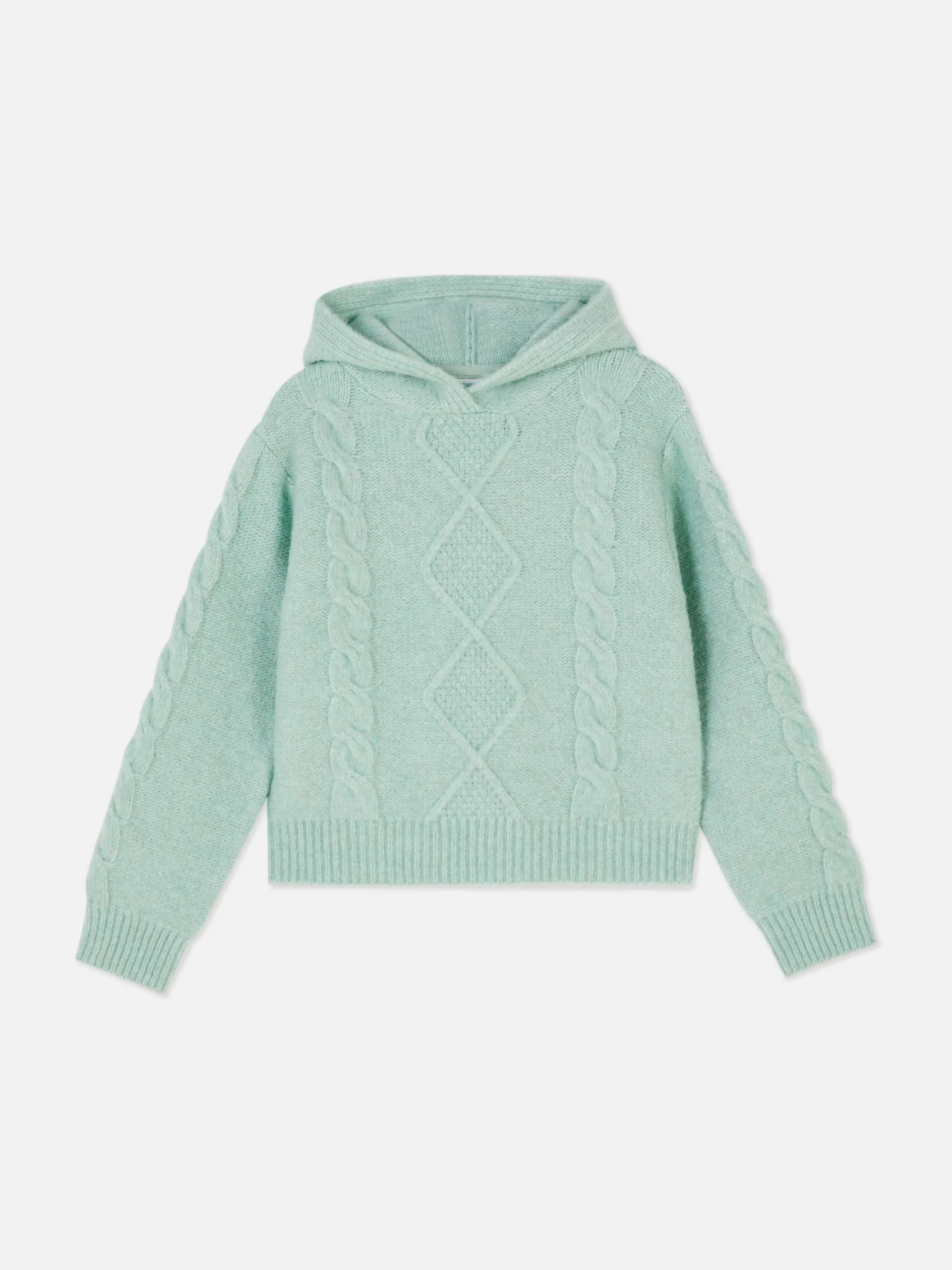 Cable Knit Hooded Sweater|Primark Best