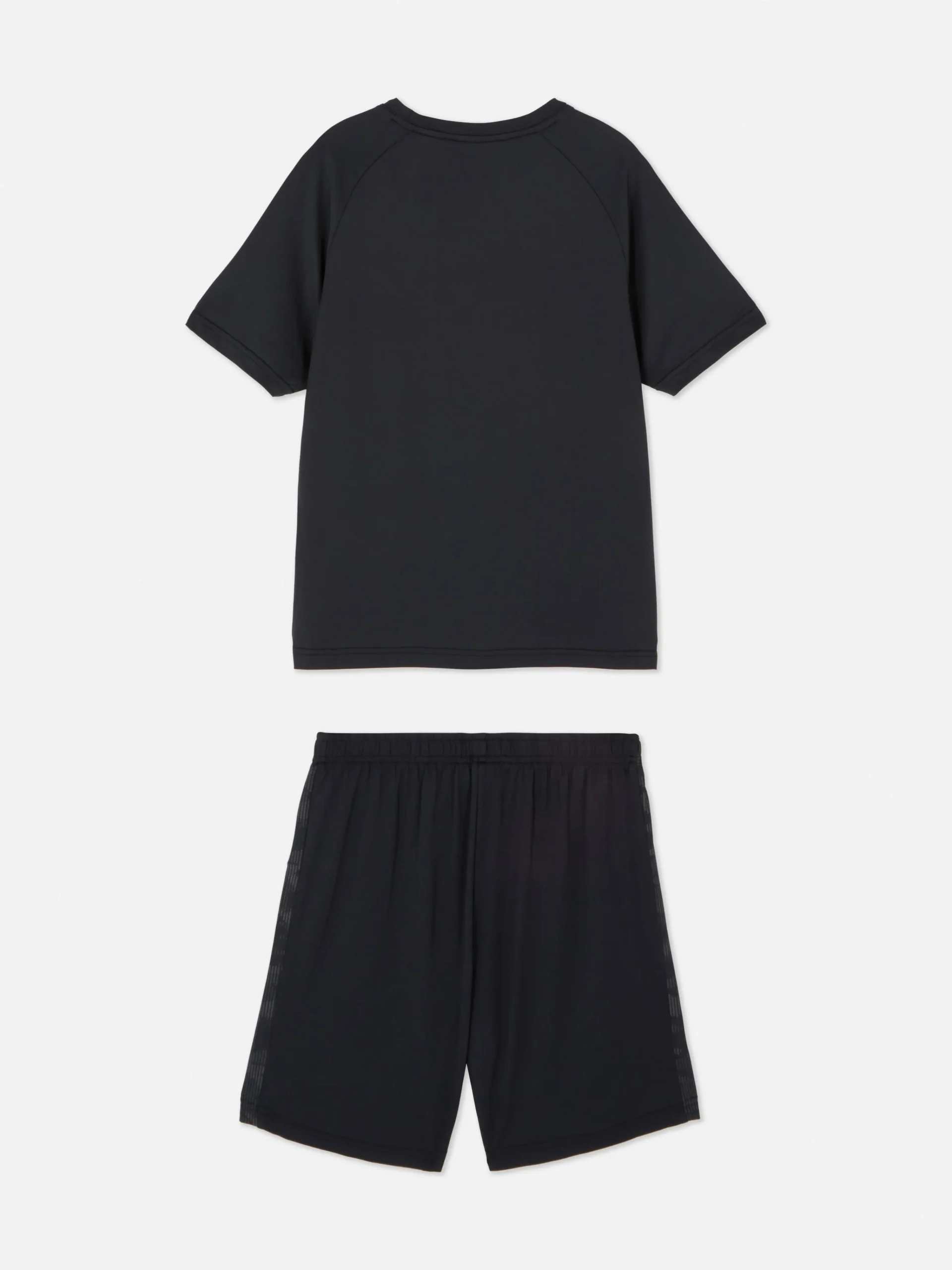 Camo Active T-Shirt And Shorts Set|Primark New