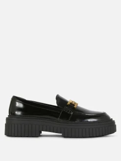 Chain Detail Chunky Loafers|Primark Discount