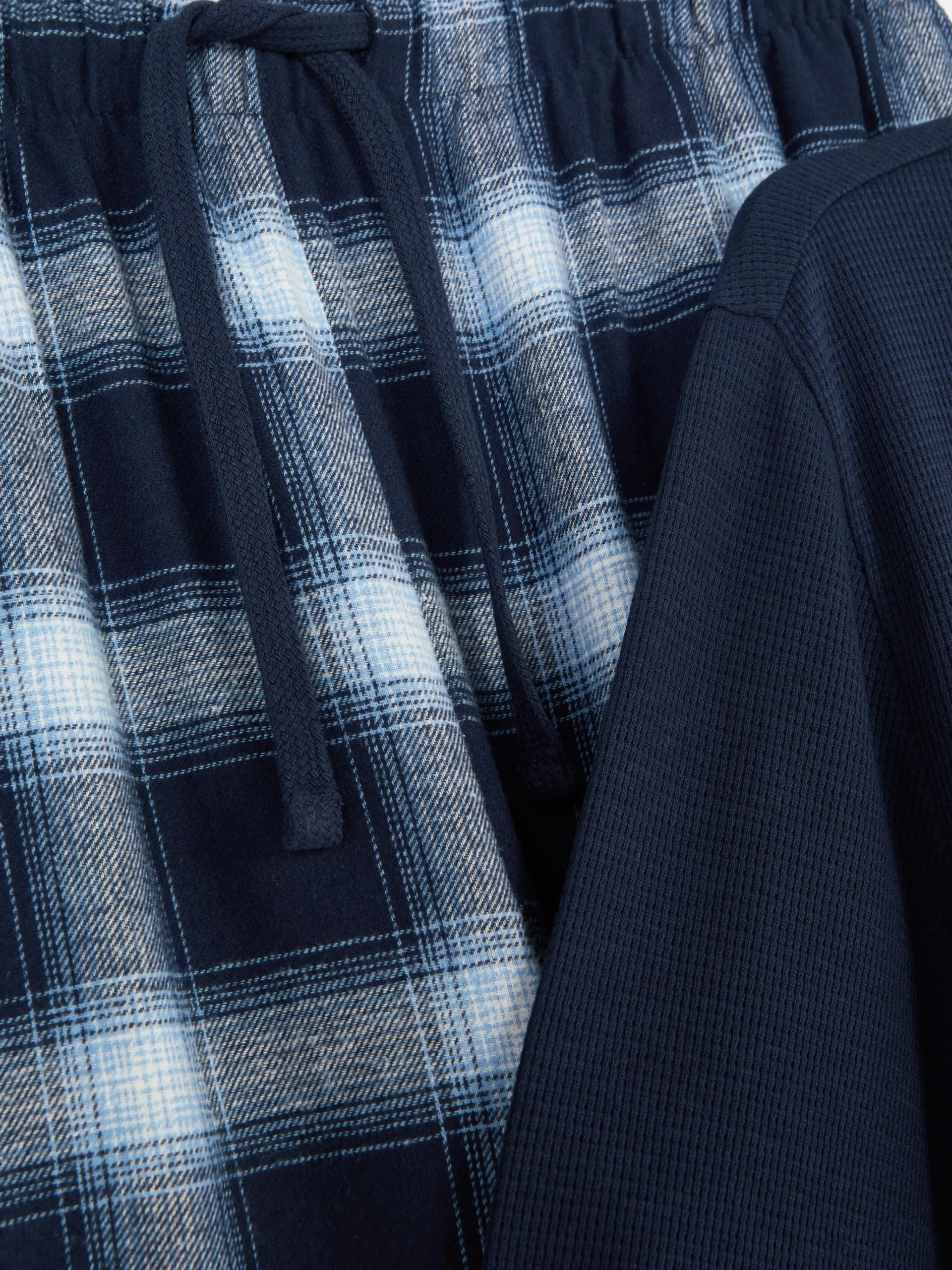 Check Brushed Cotton Pajamas|Primark Online