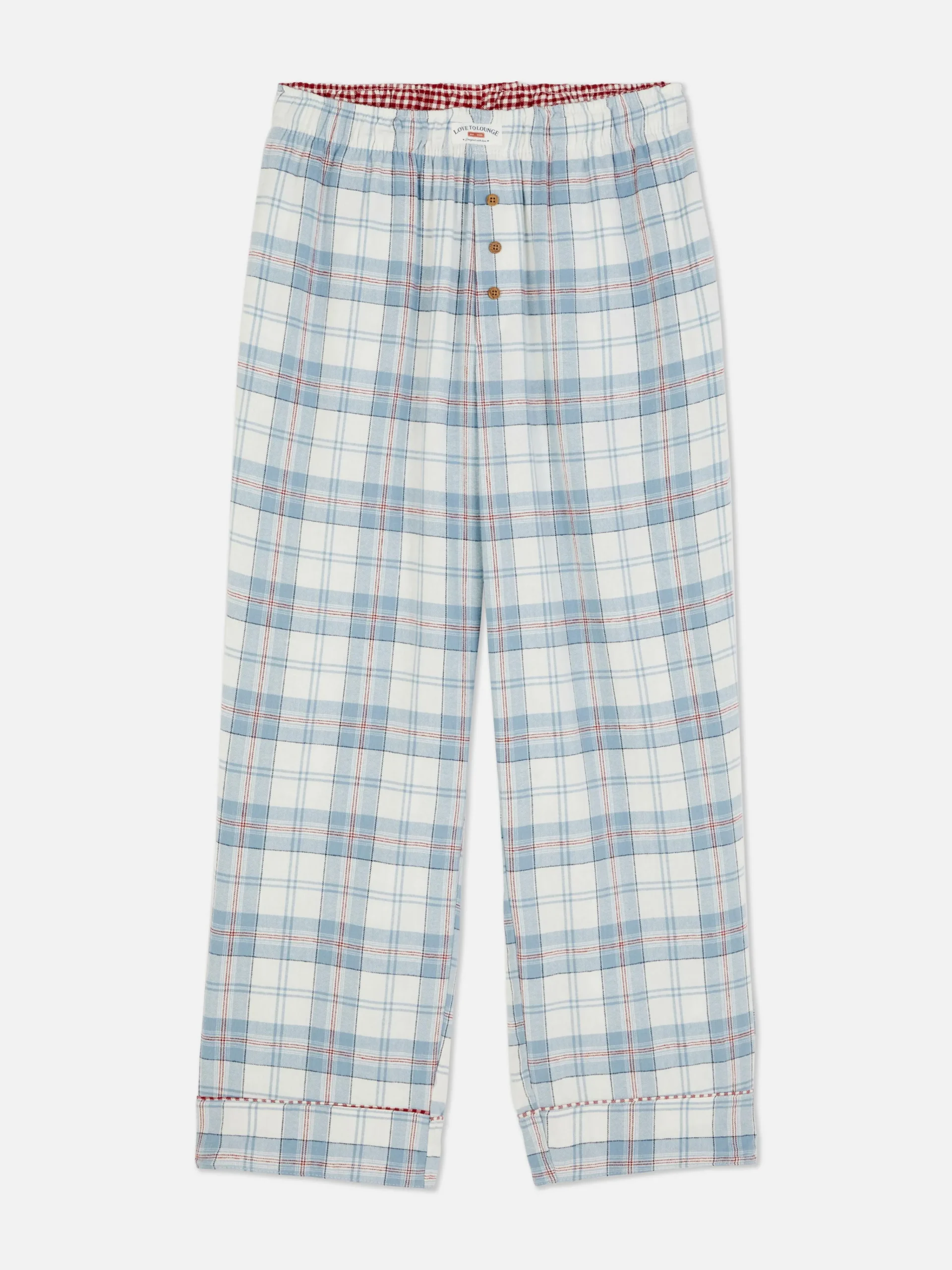 Check Flannel Pajama Bottoms|Primark Best