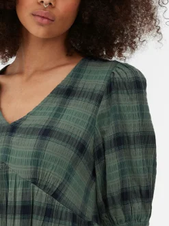 Check Mini Tea Dress|Primark Clearance