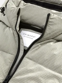 Check Puffer Jacket|Primark Hot