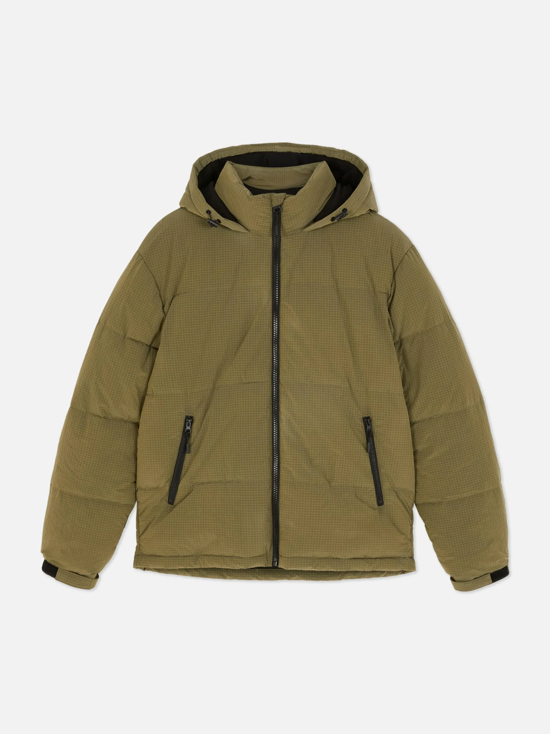 Check Puffer Jacket|Primark New