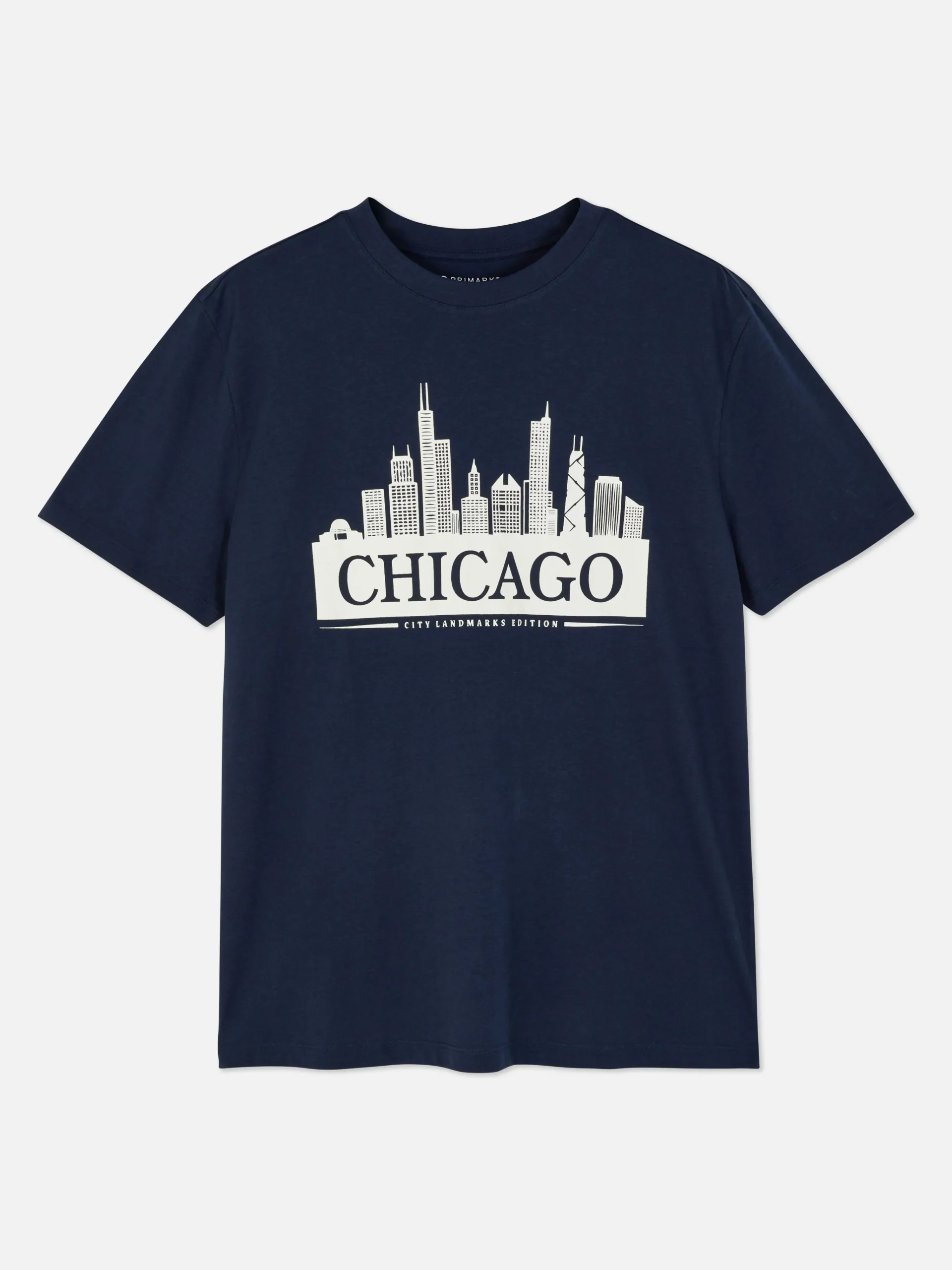 Chicago Skyline T-Shirt|Primark Sale