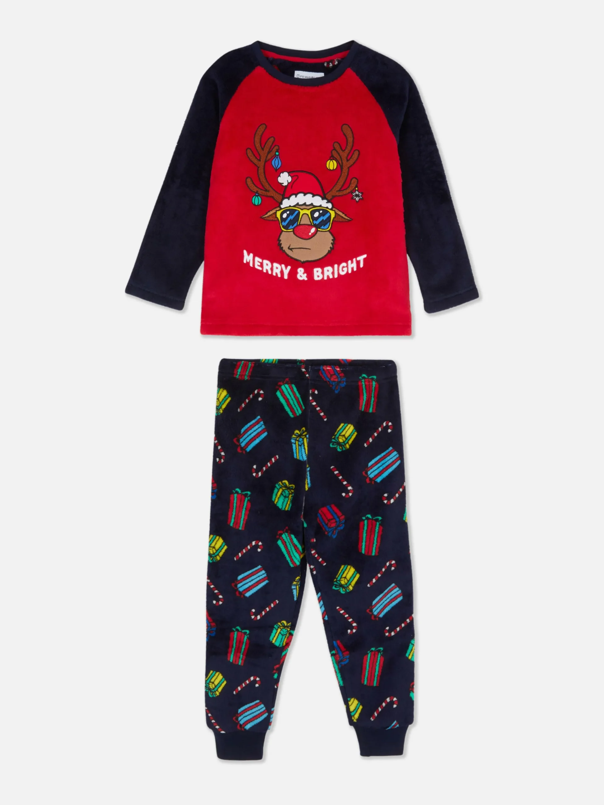 Christmas Reindeer Fleece Pajamas|Primark Sale