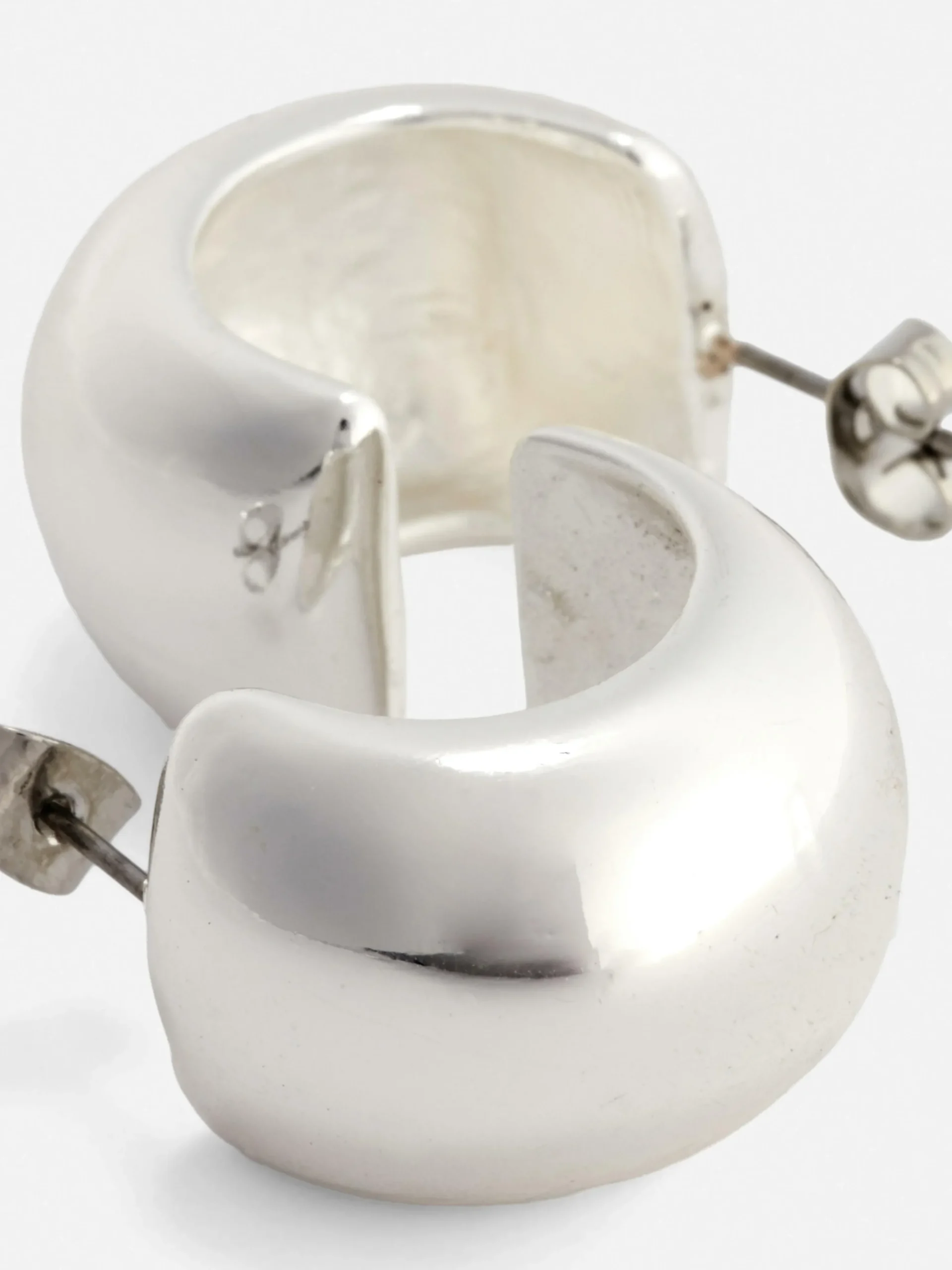 Chunky Half Hoop Earrings|Primark Outlet