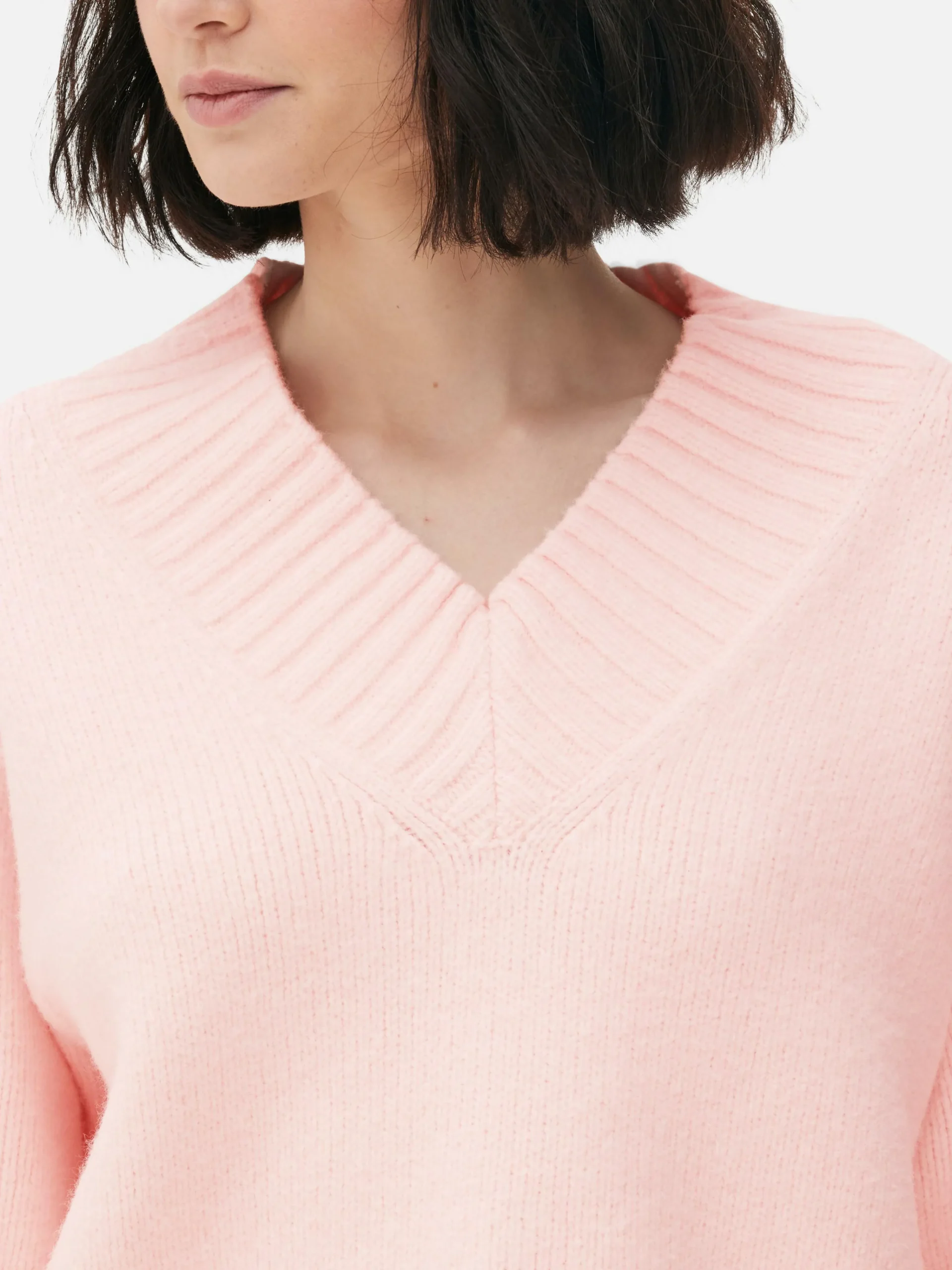 Chunky V-Neck Sweater|Primark Outlet