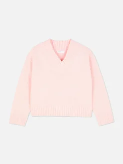 Chunky V-Neck Sweater|Primark Outlet