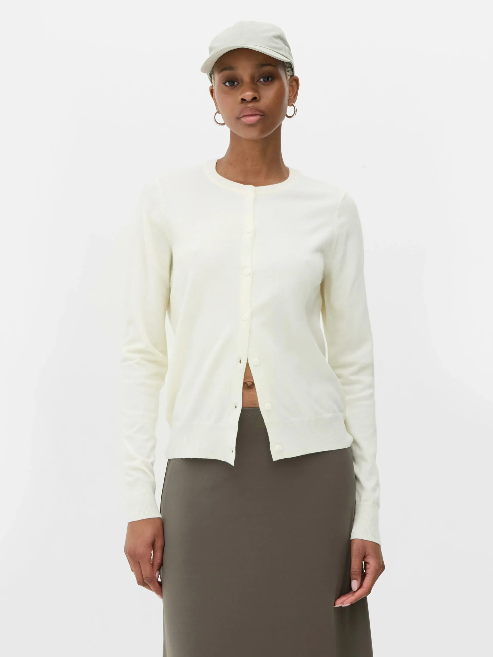 Classic Crew Neck Cardigan|Primark Discount