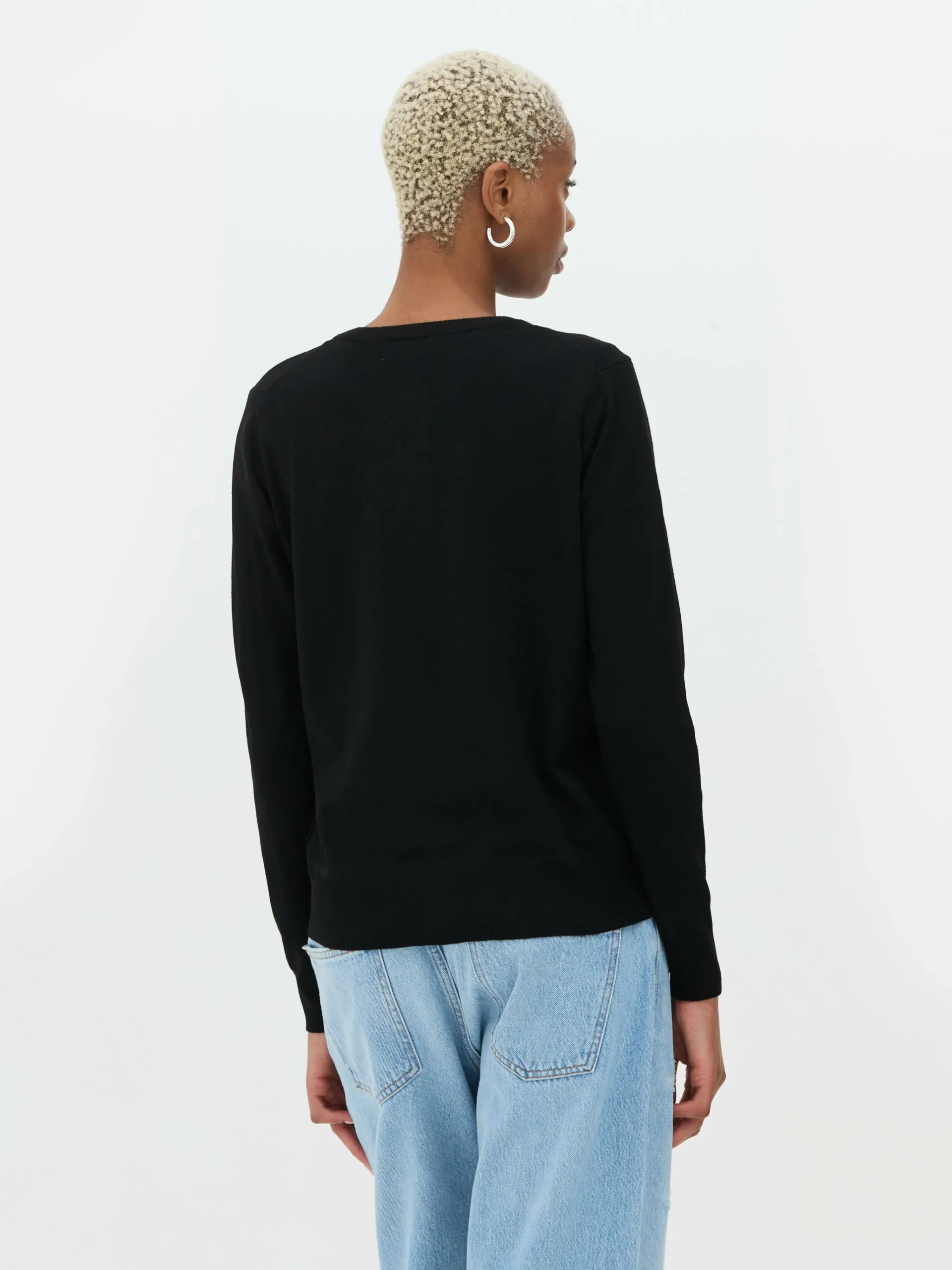 Classic Crew Neck Cardigan|Primark Hot