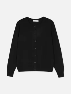 Classic Crew Neck Cardigan|Primark Hot