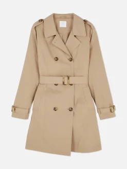 Classic Double Breasted Trench|Primark New