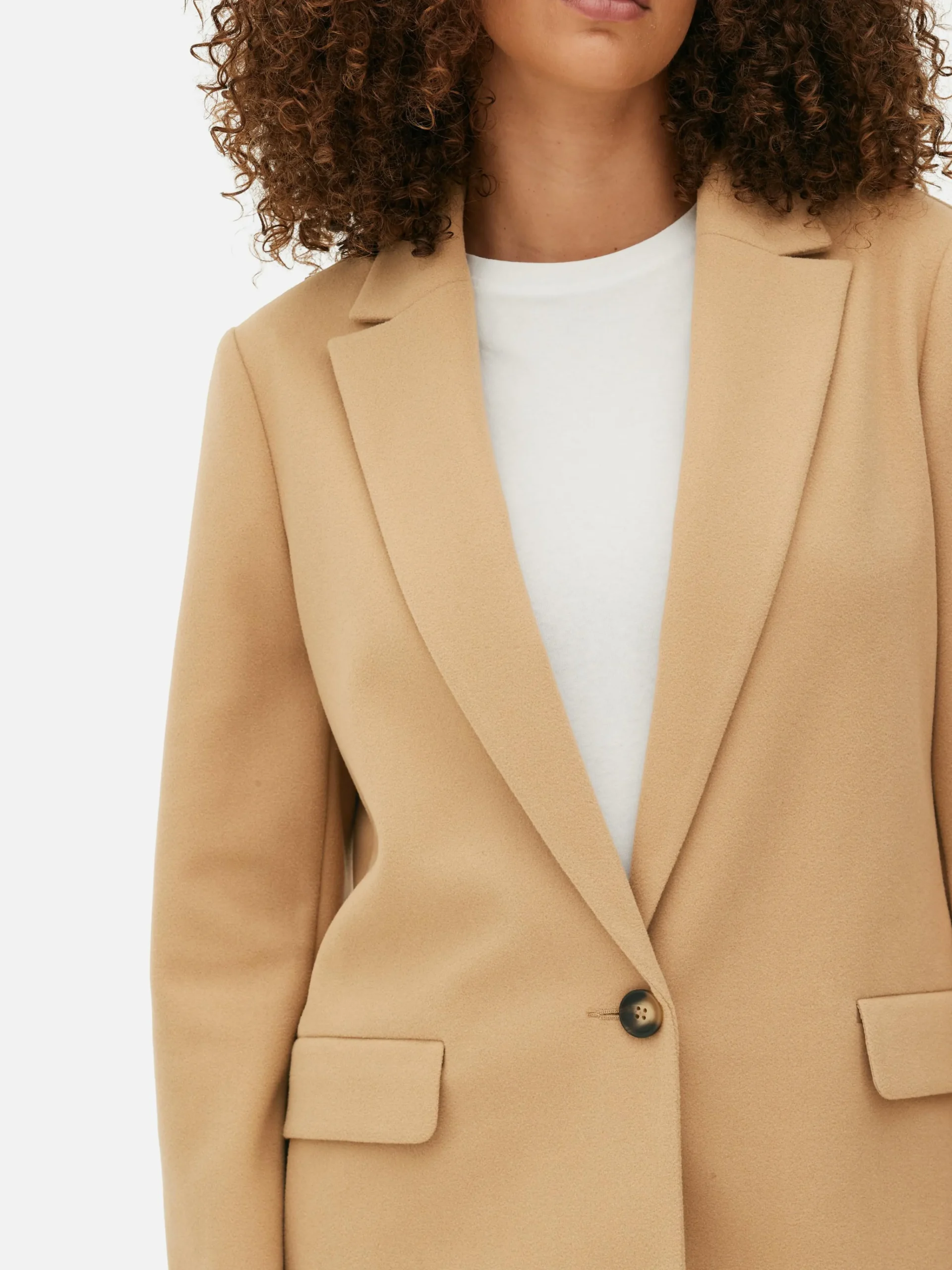 Classic Single-Breasted Coat|Primark Best