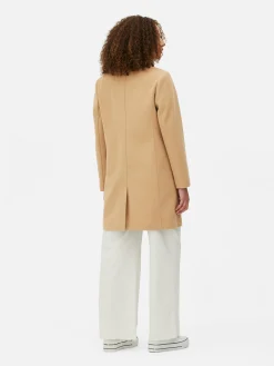 Classic Single-Breasted Coat|Primark Best