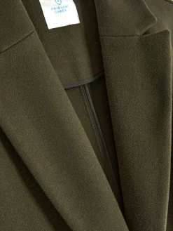 Classic Single-Breasted Coat|Primark Clearance