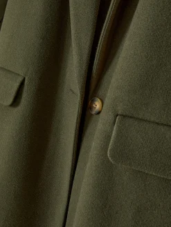 Classic Single-Breasted Coat|Primark Clearance