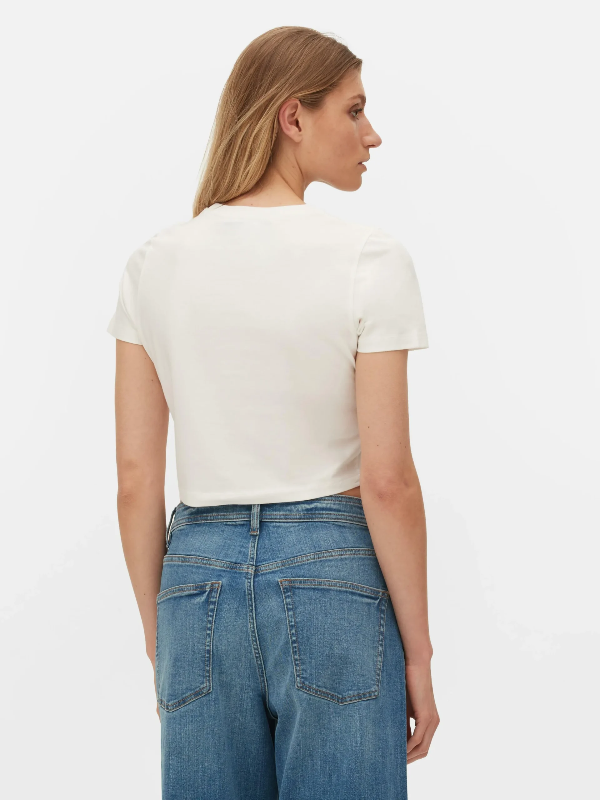 Claude Monet Graphic Cropped T-Shirt|Primark Sale