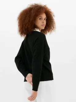 Collared Cable Knit Sweater|Primark Best