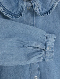 Collared Denim Blouse|Primark New