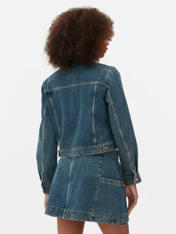 Collarless Denim Jacket|Primark Discount