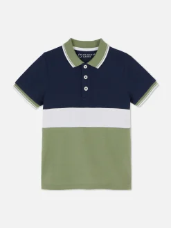 Color Block Polo|Primark Clearance