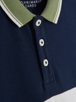 Color Block Polo|Primark Clearance
