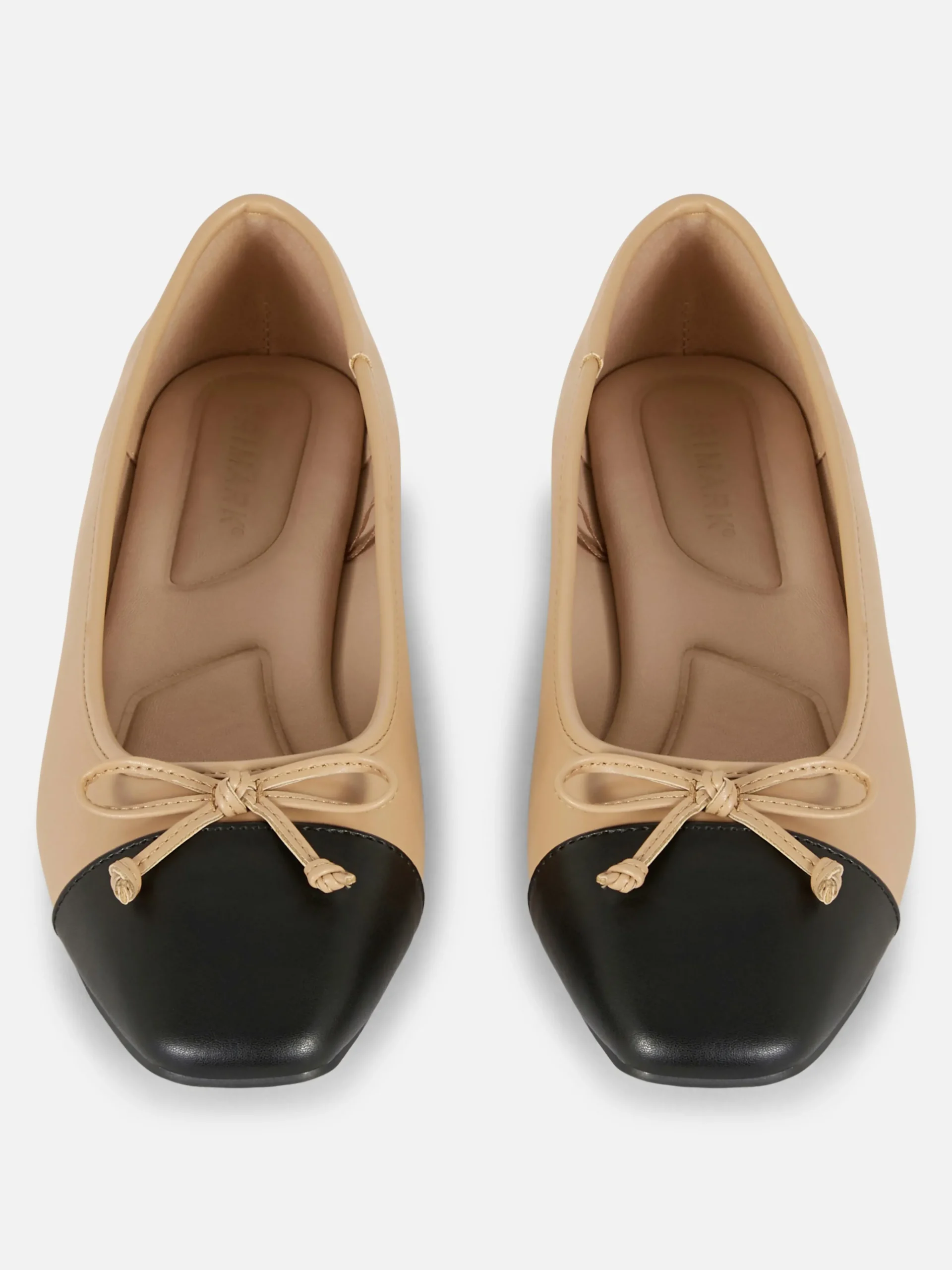 Contrast Cap Toe Ballet Flats|Primark Best