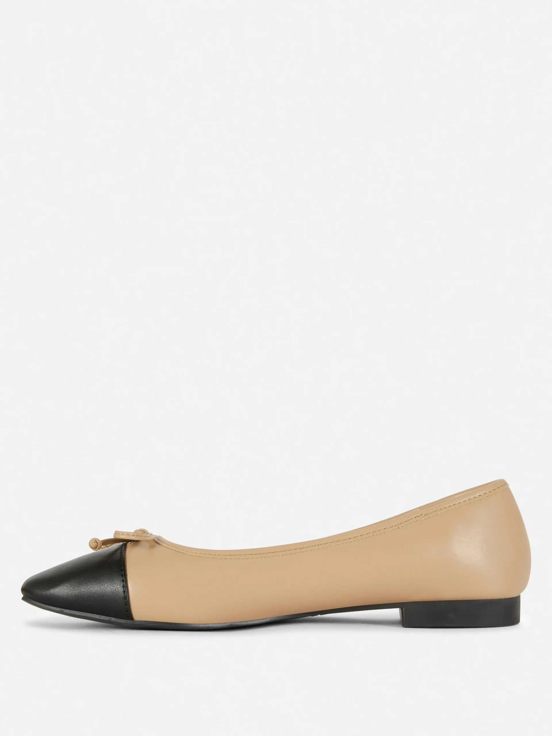 Contrast Cap Toe Ballet Flats|Primark Best