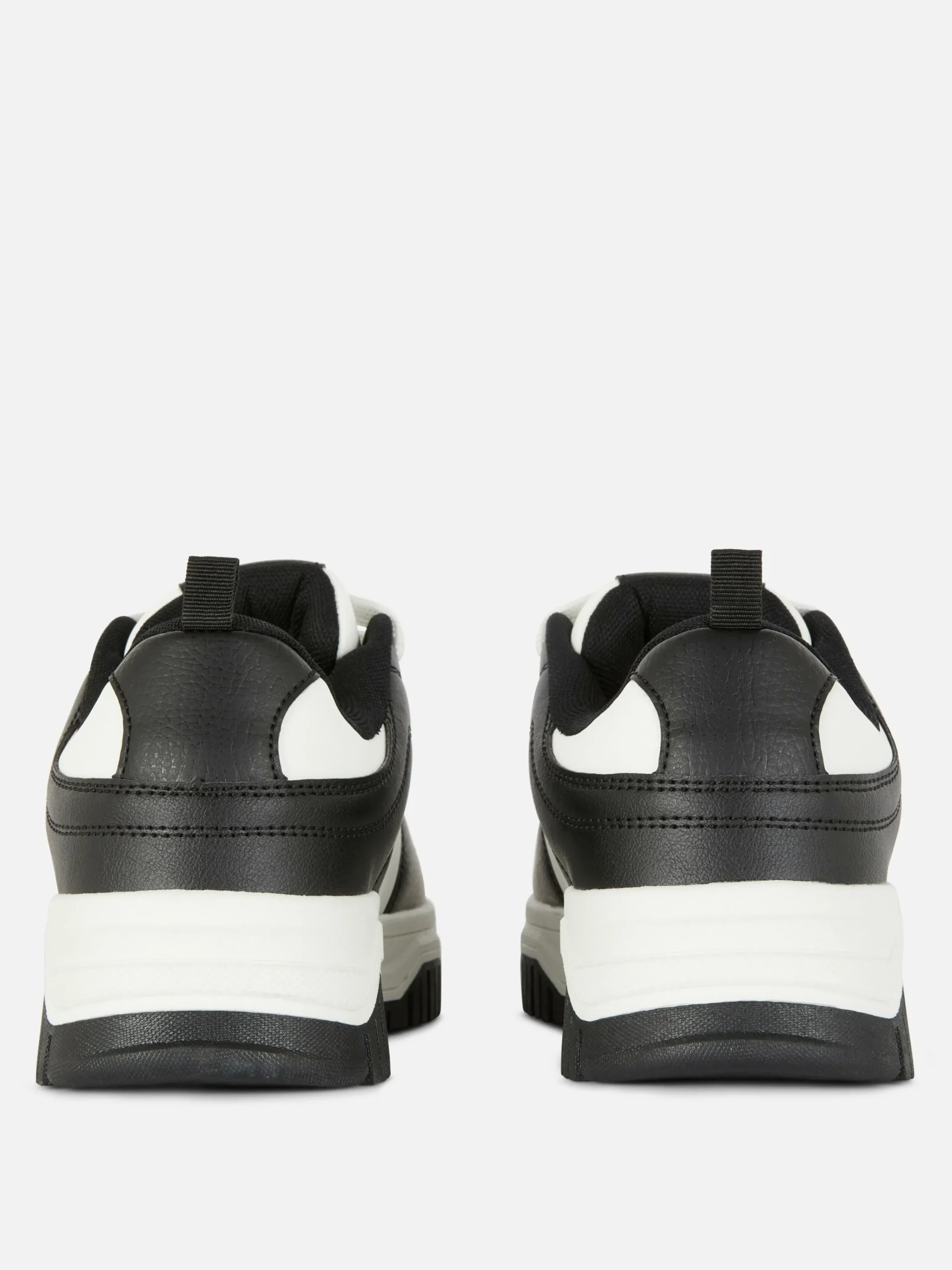 Contrast Panel Lace-Up Sneakers|Primark Sale