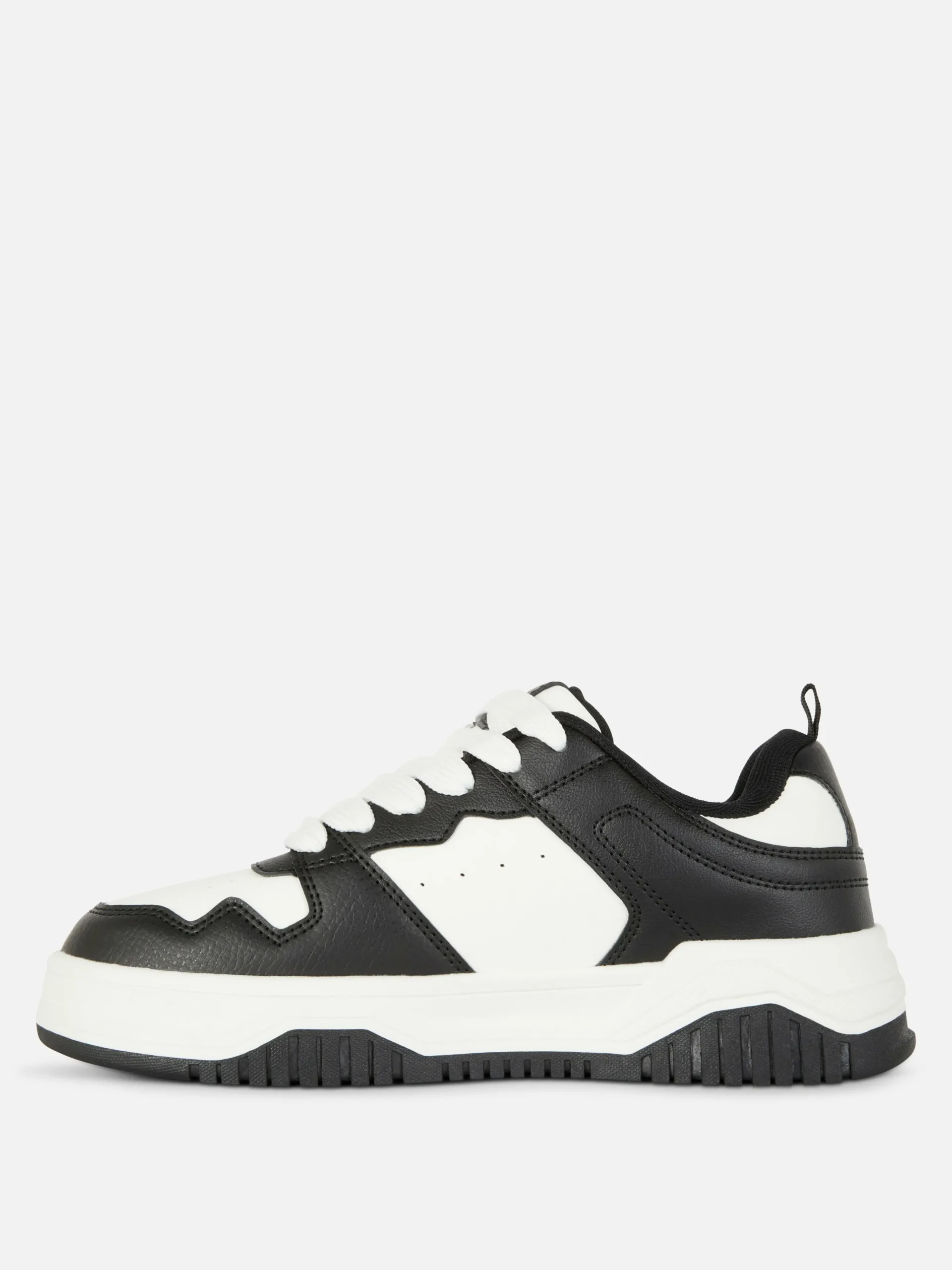 Contrast Panel Lace-Up Sneakers|Primark Sale