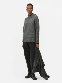 Contrast Stitch Sweater|Primark Discount