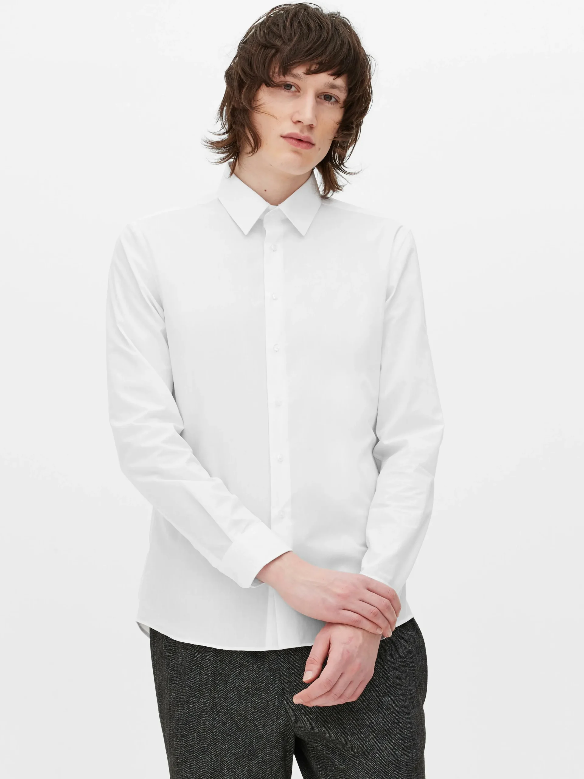 Cotton Slim Fit Shirt|Primark Discount