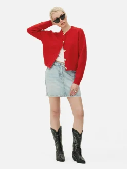 Crew Neck Cardigan|Primark Clearance