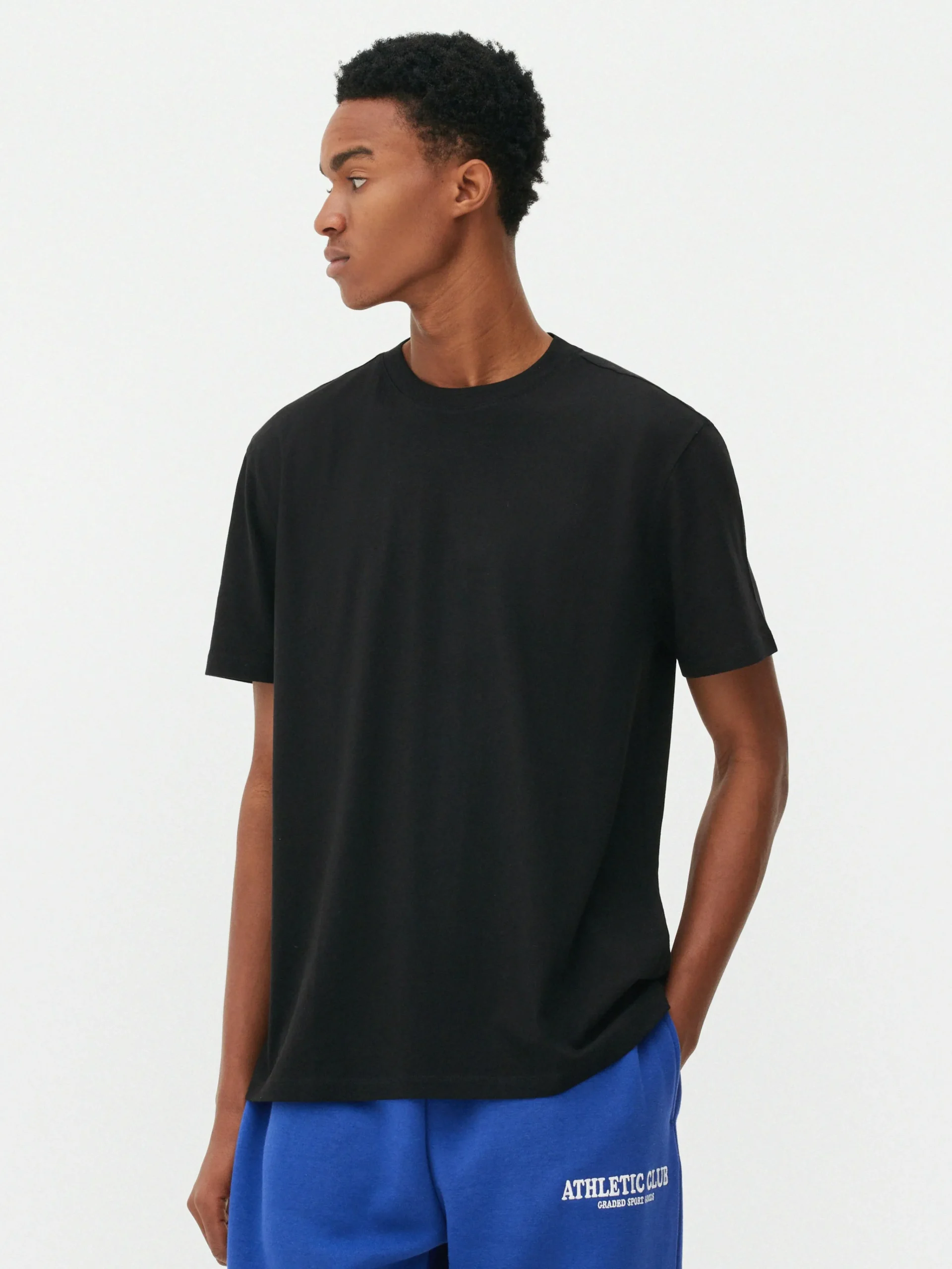 Crew Neck Regular Fit T-Shirt|Primark Discount