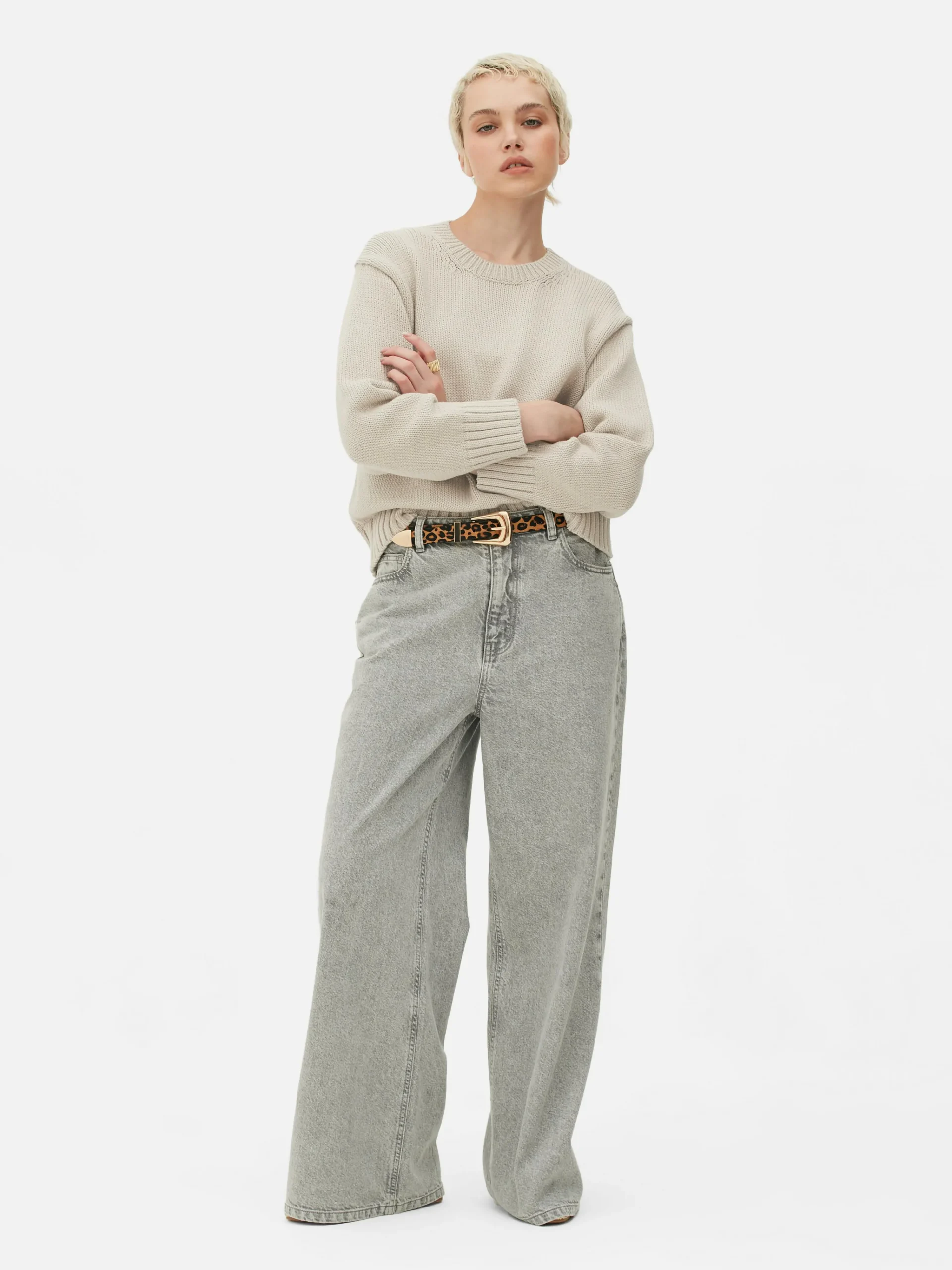 Crew Neck Sweater|Primark