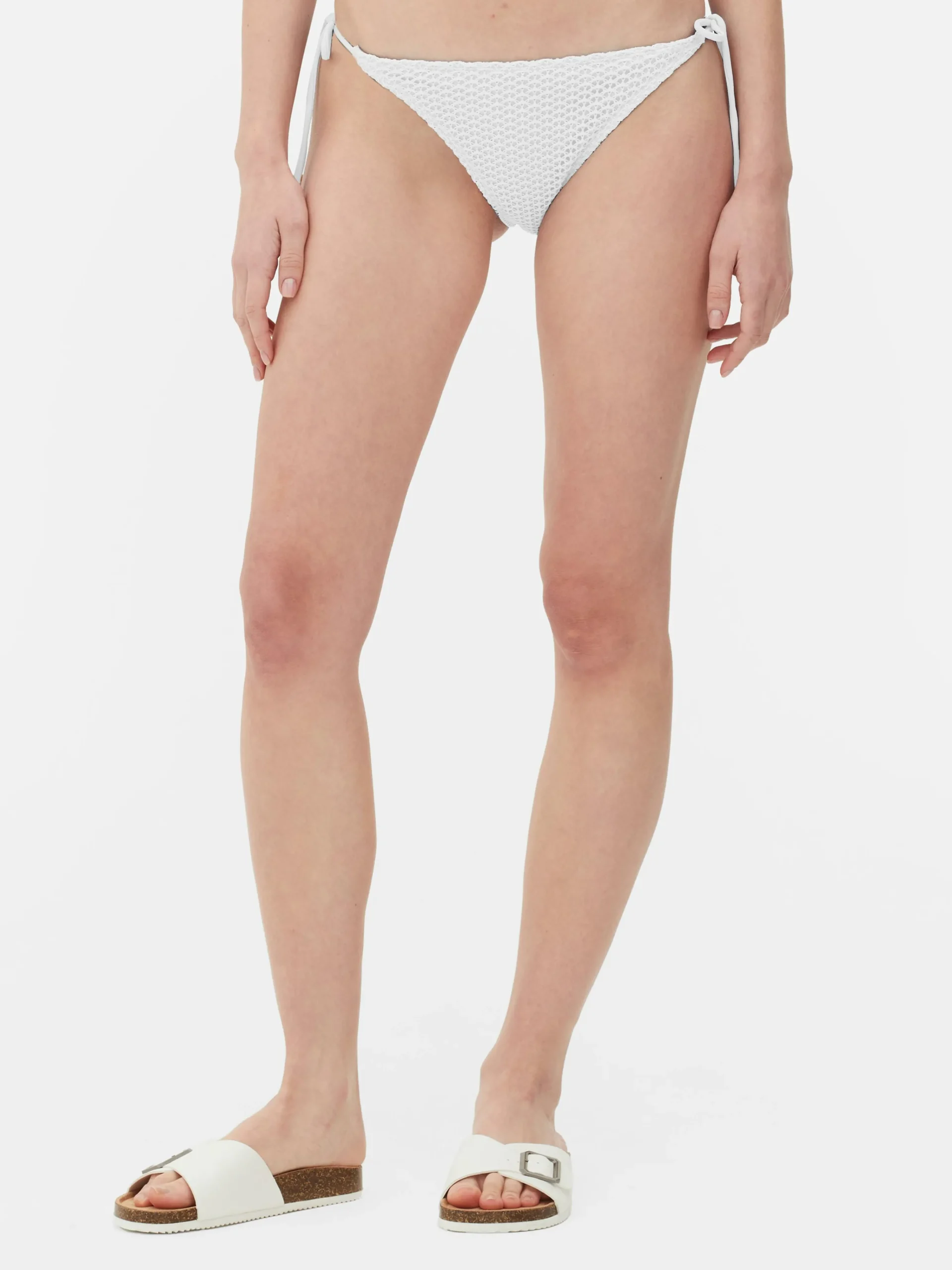 Crochet Side Tie Bikini Briefs|Primark New