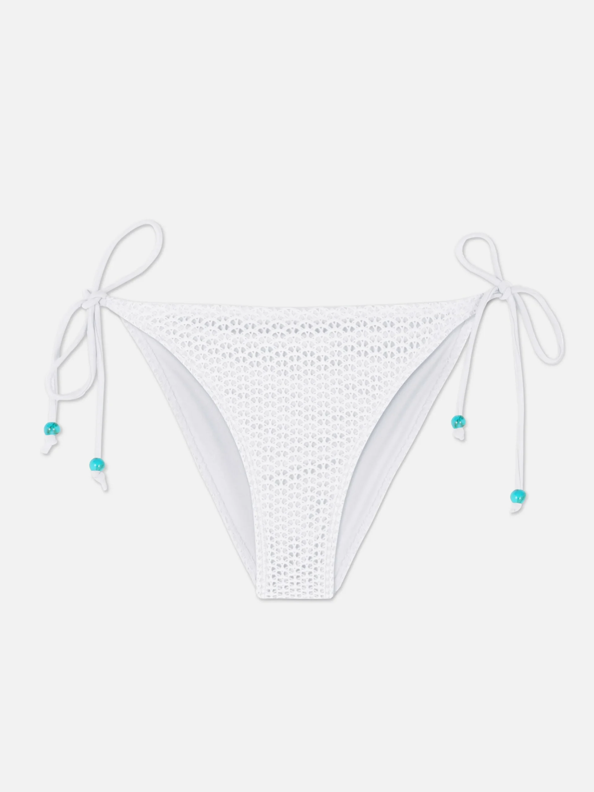 Crochet Side Tie Bikini Briefs|Primark New