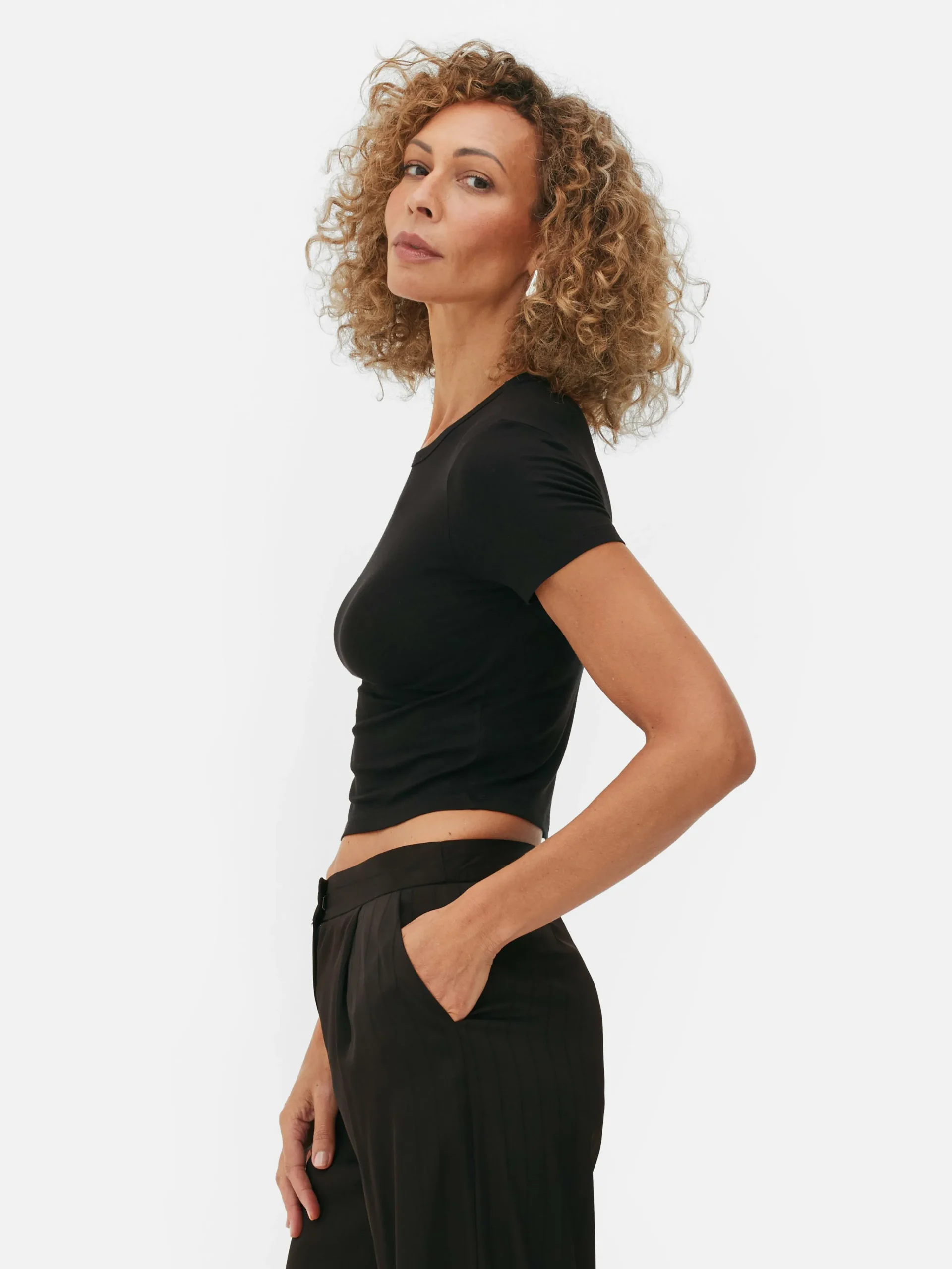 Cropped T-Shirt|Primark Sale