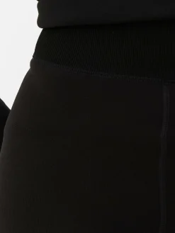 Cropped Velvet Plush Lined Leggings|Primark Outlet