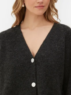 Cropped V-Neck Cardigan|Primark