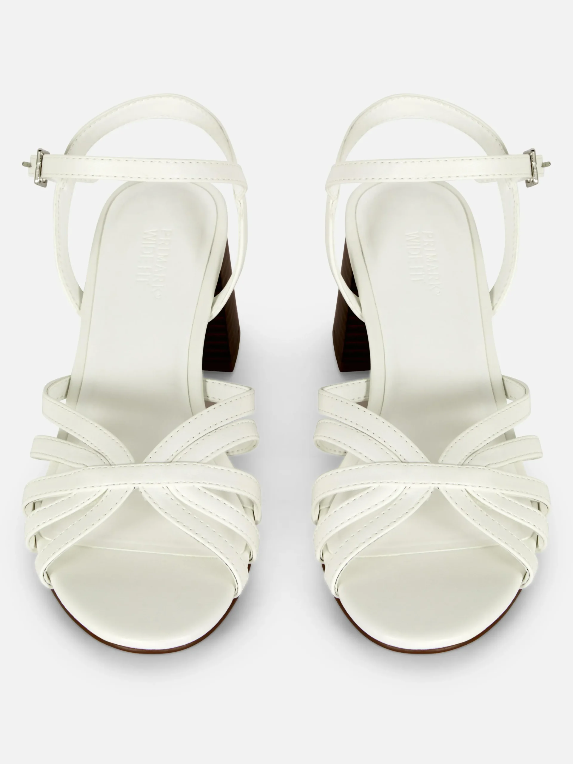 Cross Strap Heeled Sandals|Primark Outlet