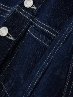 Cuffed Paneled Denim Jacket|Primark Outlet