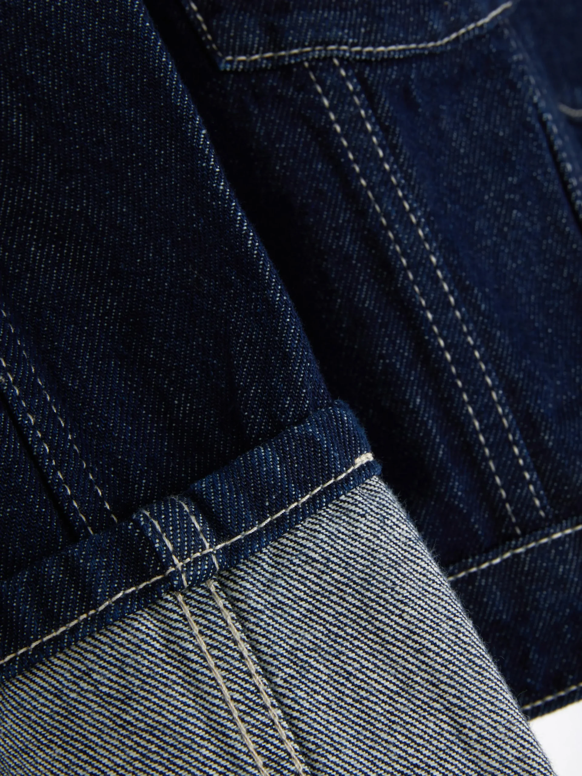 Cuffed Paneled Denim Jacket|Primark Outlet