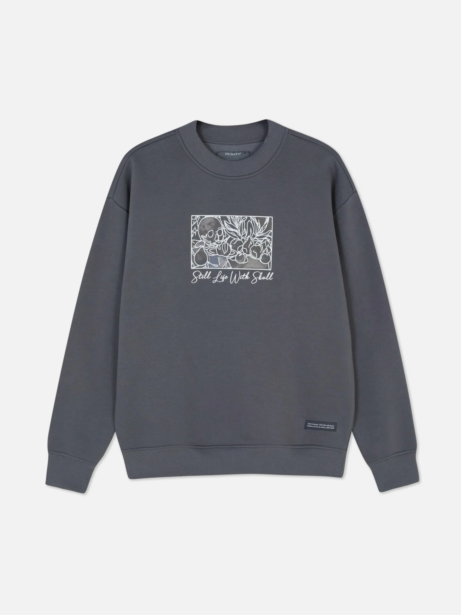 Cézanne Still Life With Skull Print Sweatshirt|Primark Clearance