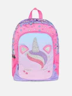 3D Unicorn Color Block Backpack|Primark New