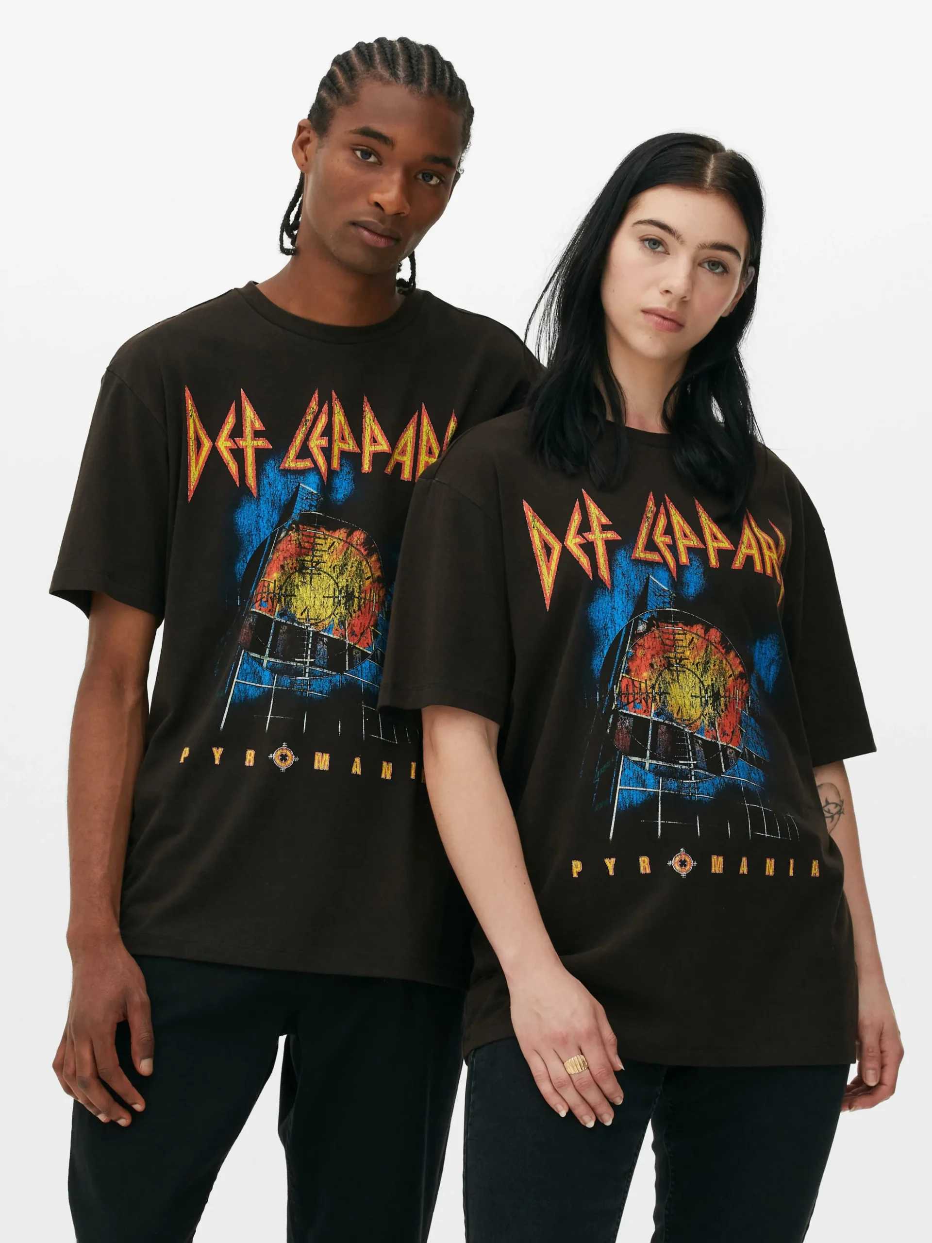 Def Leppard Pyromania Graphic T-Shirt|Primark